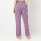 Regular Fit Printed Mid Rise Pyjamas