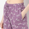 Regular Fit Printed Mid Rise Pyjamas