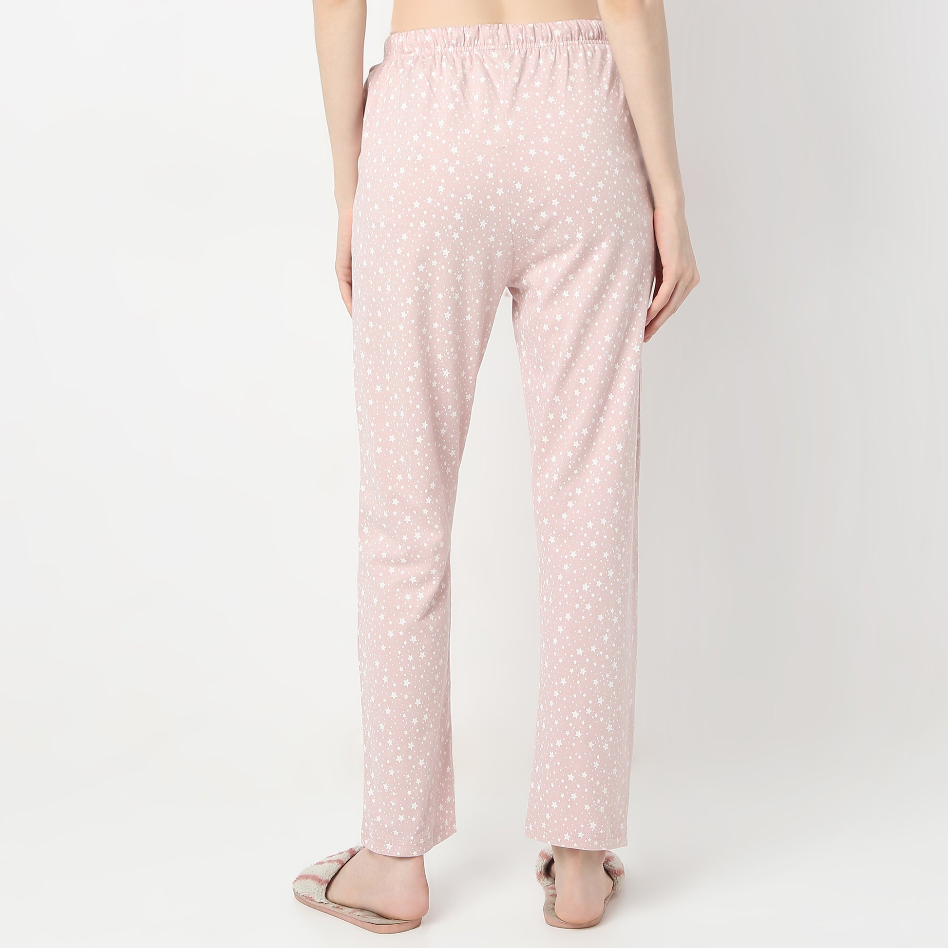 Regular Fit Printed Mid Rise Pyjamas