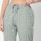 Regular Fit Printed Full Length Mid Rise Pyjamas