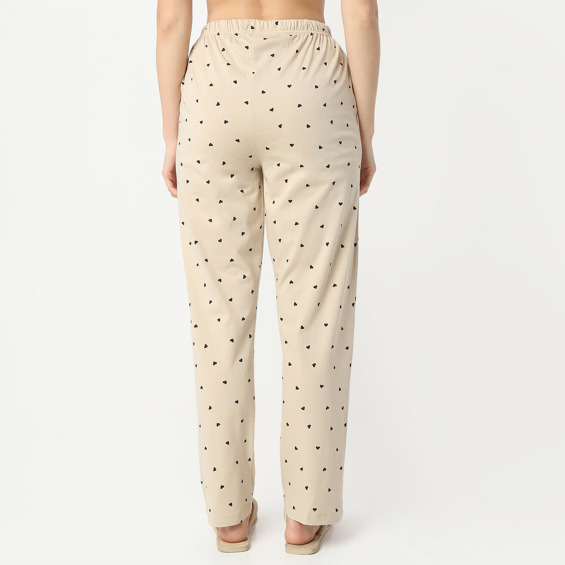 Regular Fit Printed Full Length Mid Rise Pyjamas