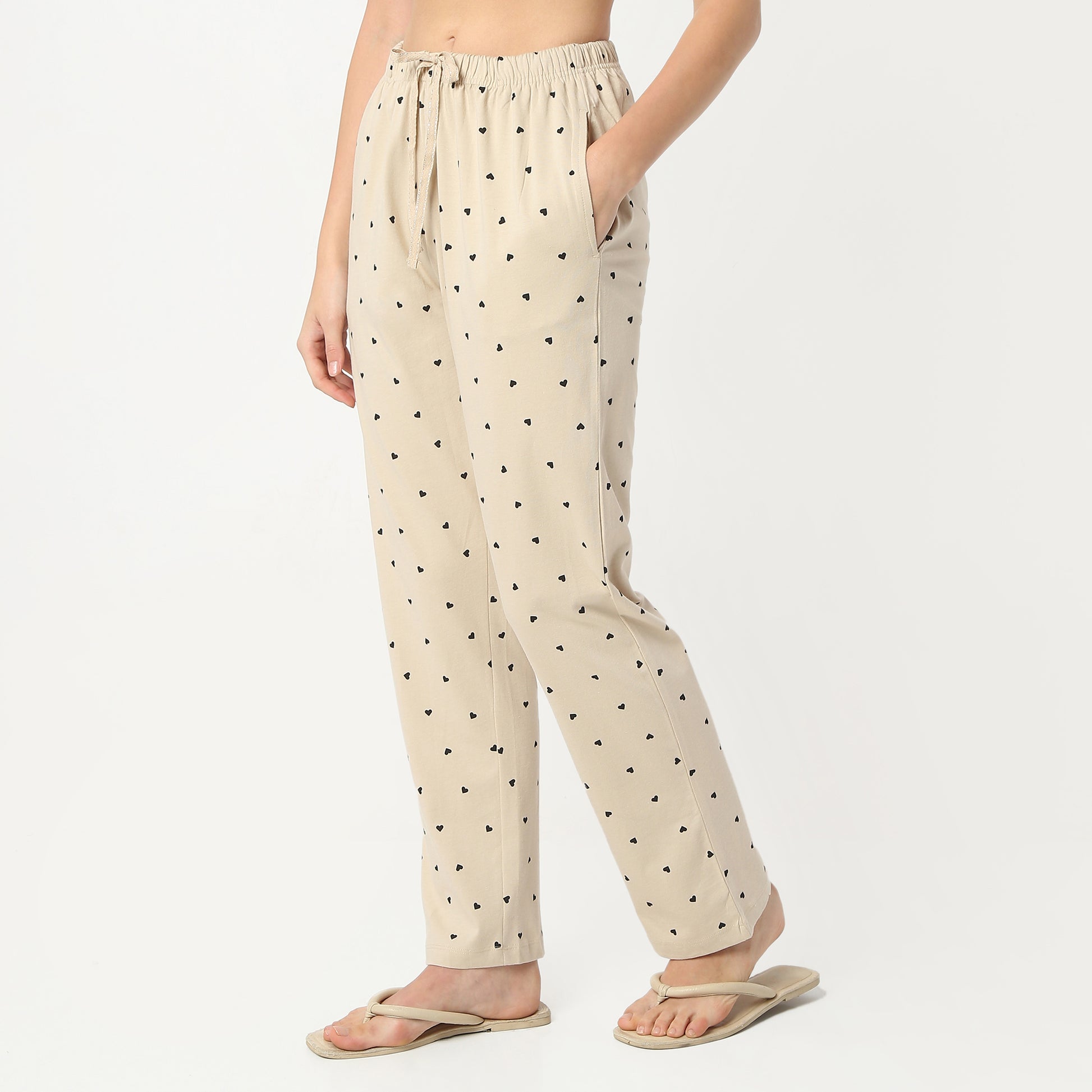 Regular Fit Printed Full Length Mid Rise Pyjamas