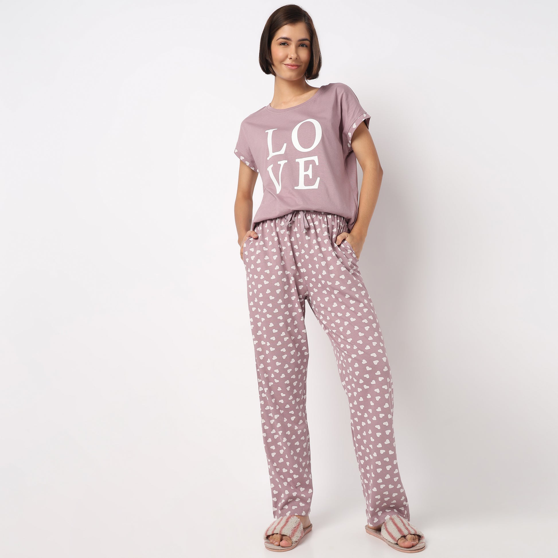 Cotton Printed Lounge Pyjama