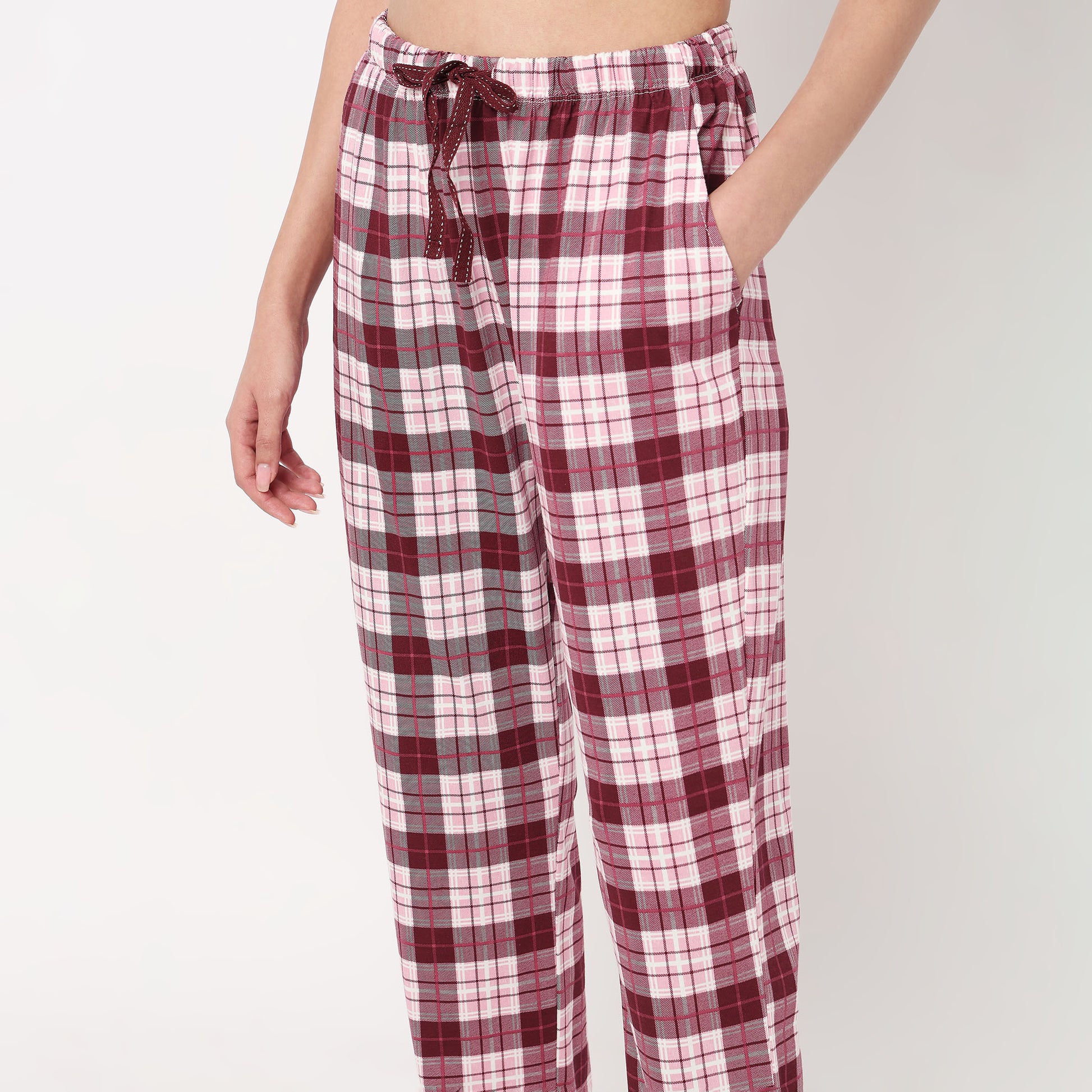 Cotton Checkered Lounge Pyjamas