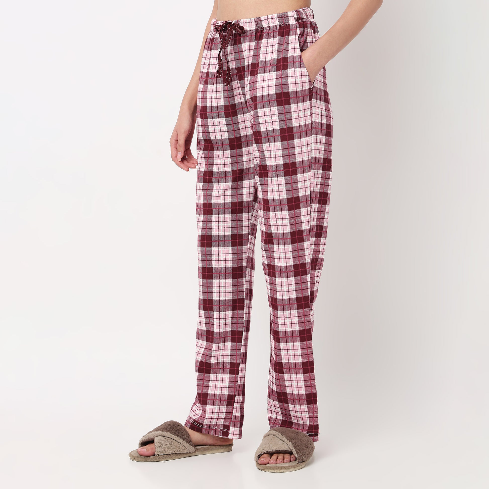Cotton Checkered Lounge Pyjamas