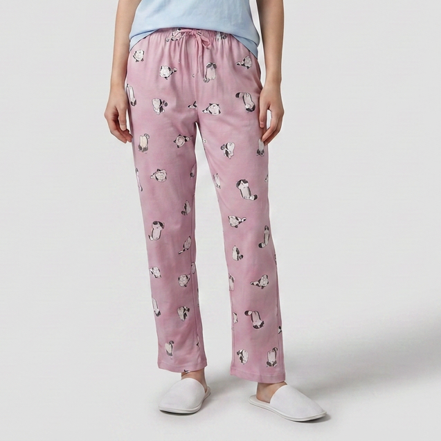 Relaxed Fit Abstract Sleepwear Pyjama