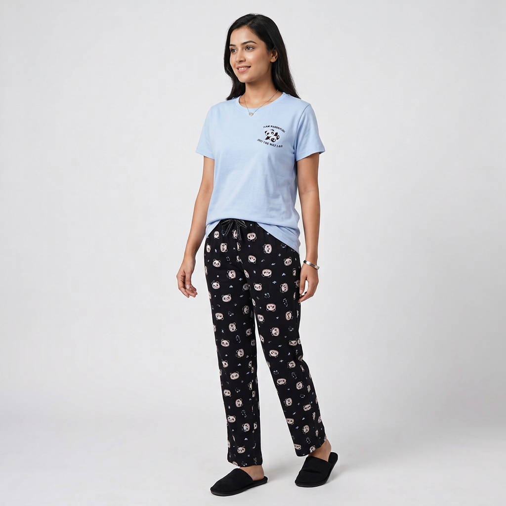 Cotton Printed Lounge Pyjama