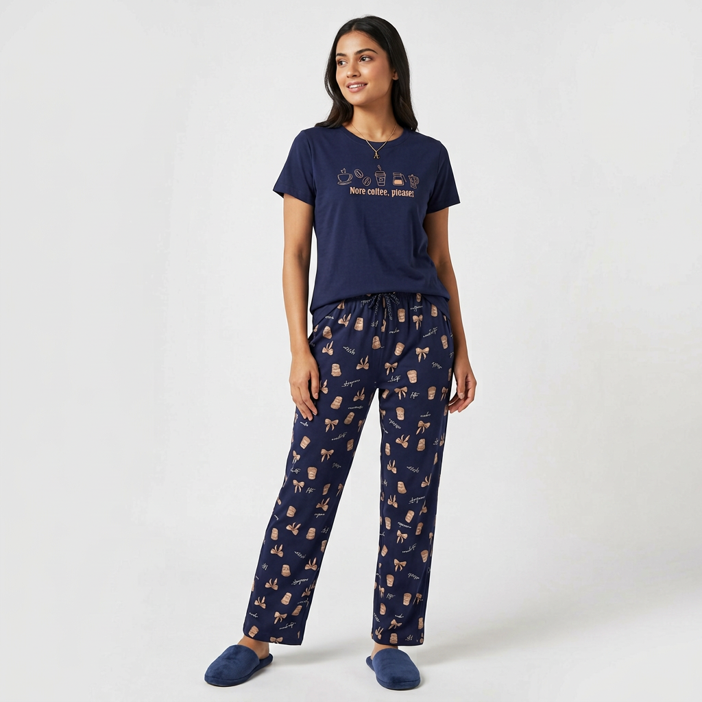 Cotton Printed Lounge Pyjama