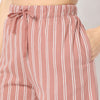 Regular Fit Striped Mid Rise Shorts
