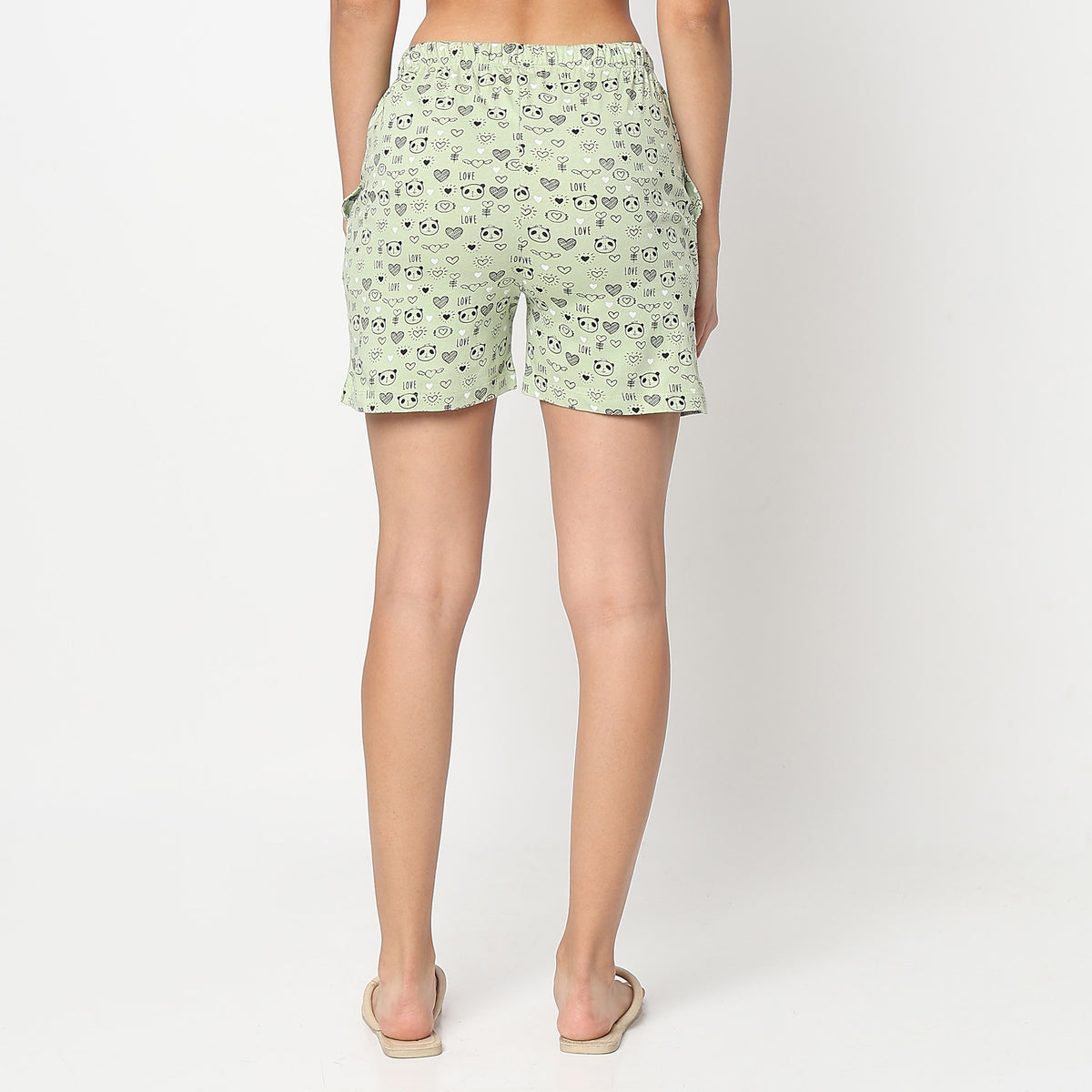 Animal Print Loungewear Shorts