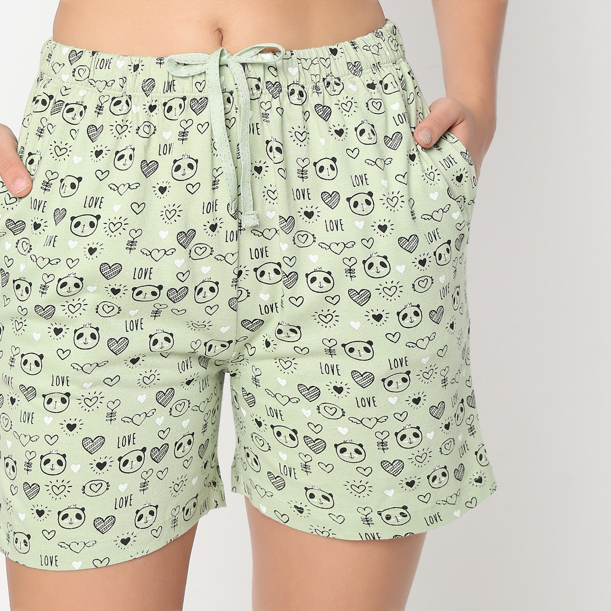 Animal Print Loungewear Shorts