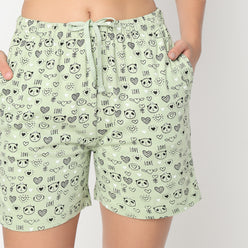 Animal Print Loungewear Shorts