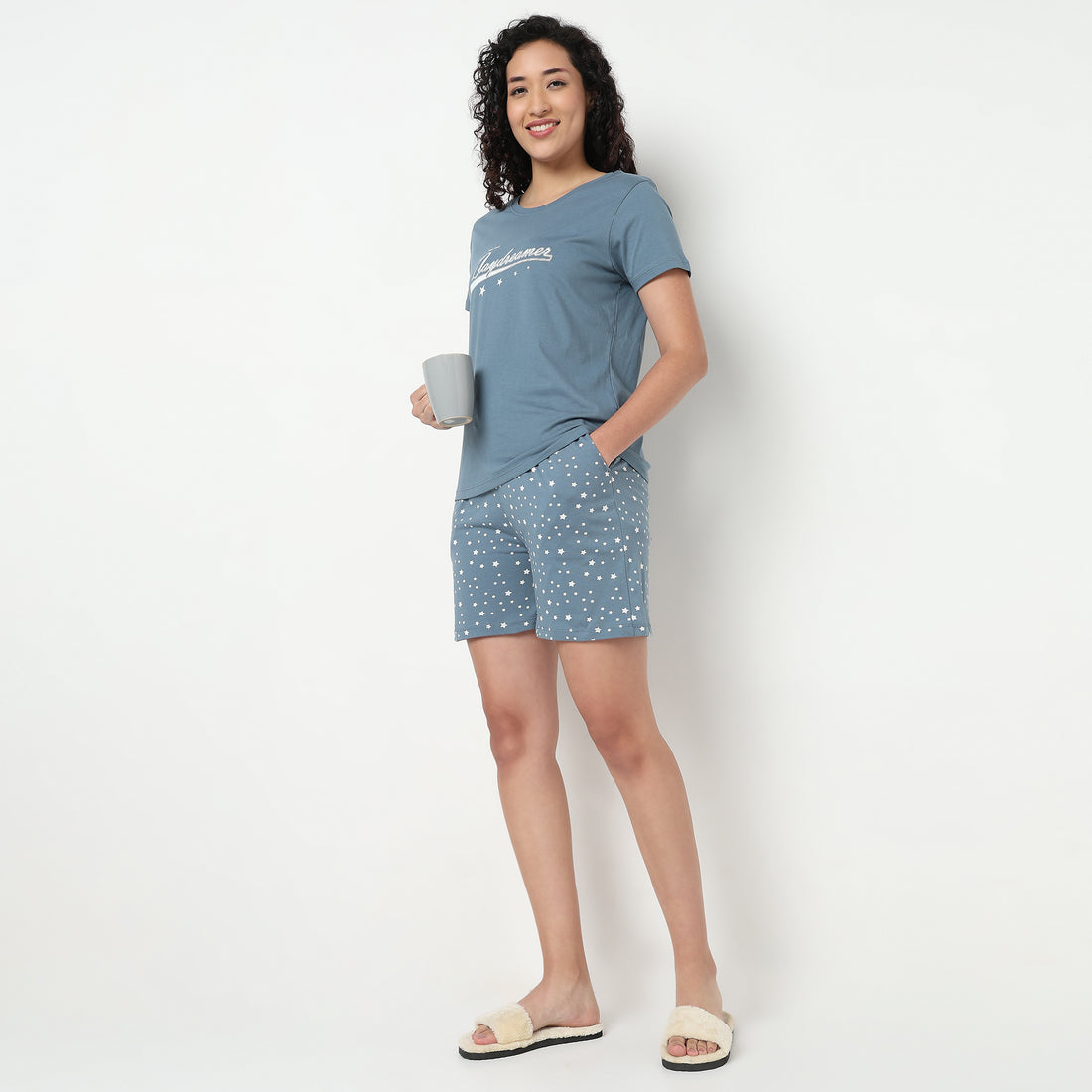 Cotton Fabric Printed Shorts