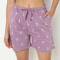 Printed Loungewear Shorts