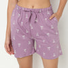 Printed Loungewear Shorts