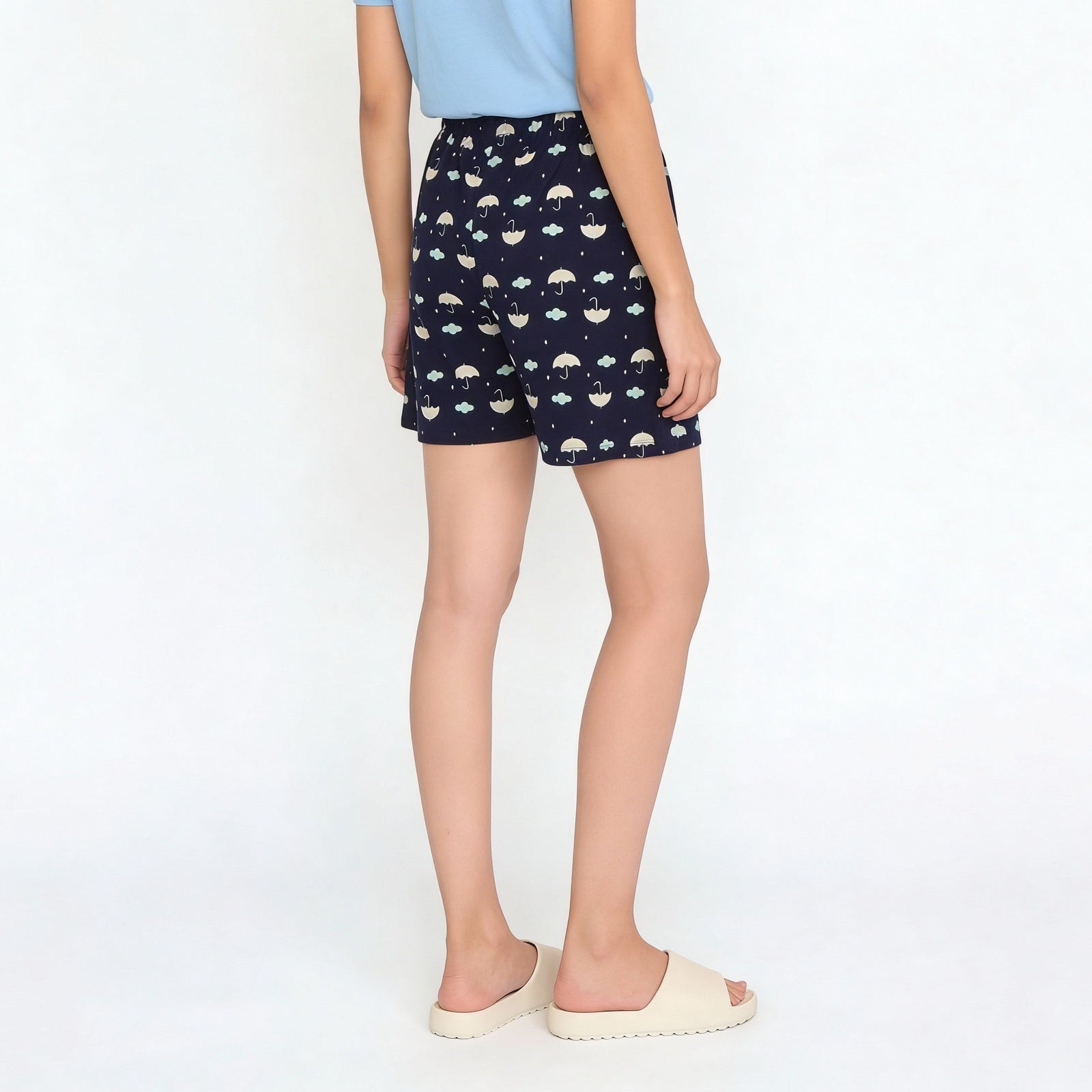 Cotton Printed Lounge Shorts