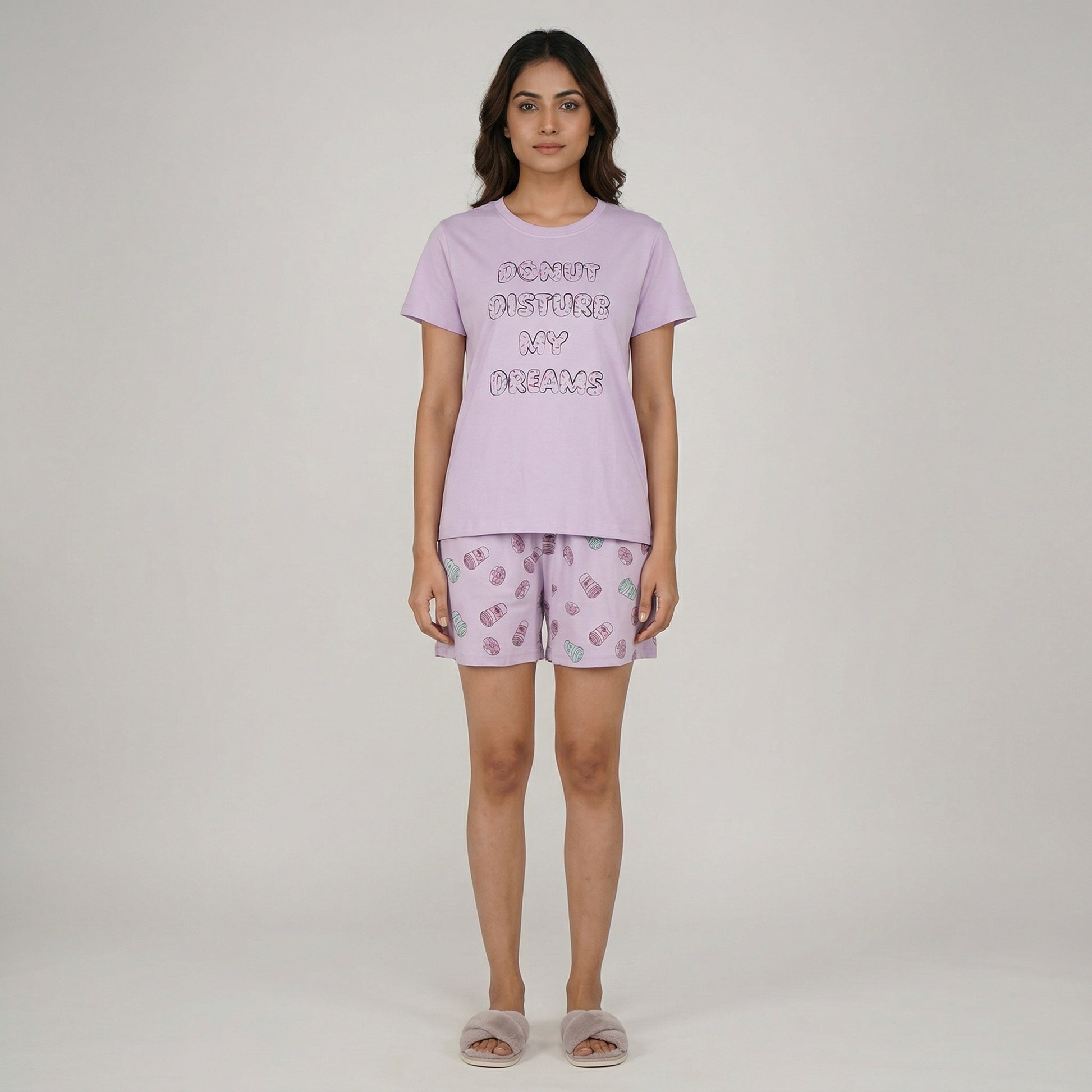 Cotton Printed Lounge Shorts
