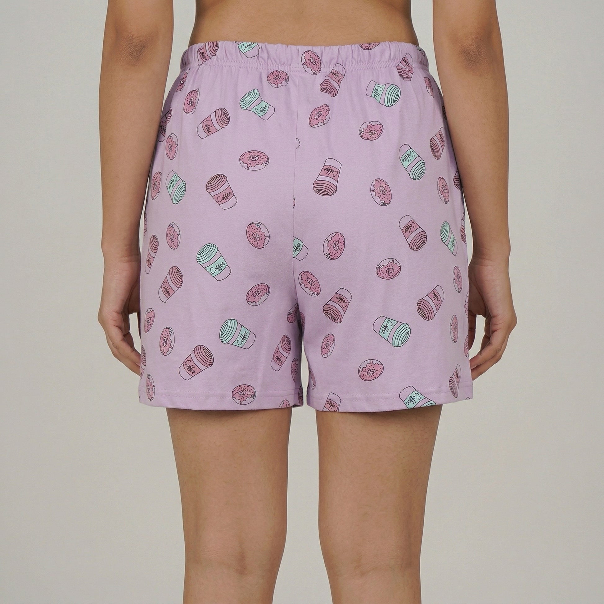 Cotton Printed Lounge Shorts