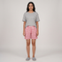 Cotton Checkered Lounge Shorts