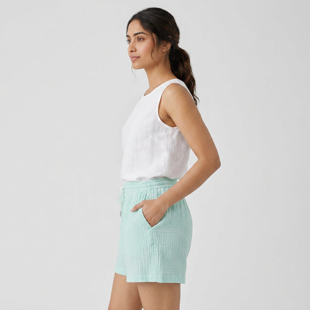 Cotton Printed Lounge Shorts