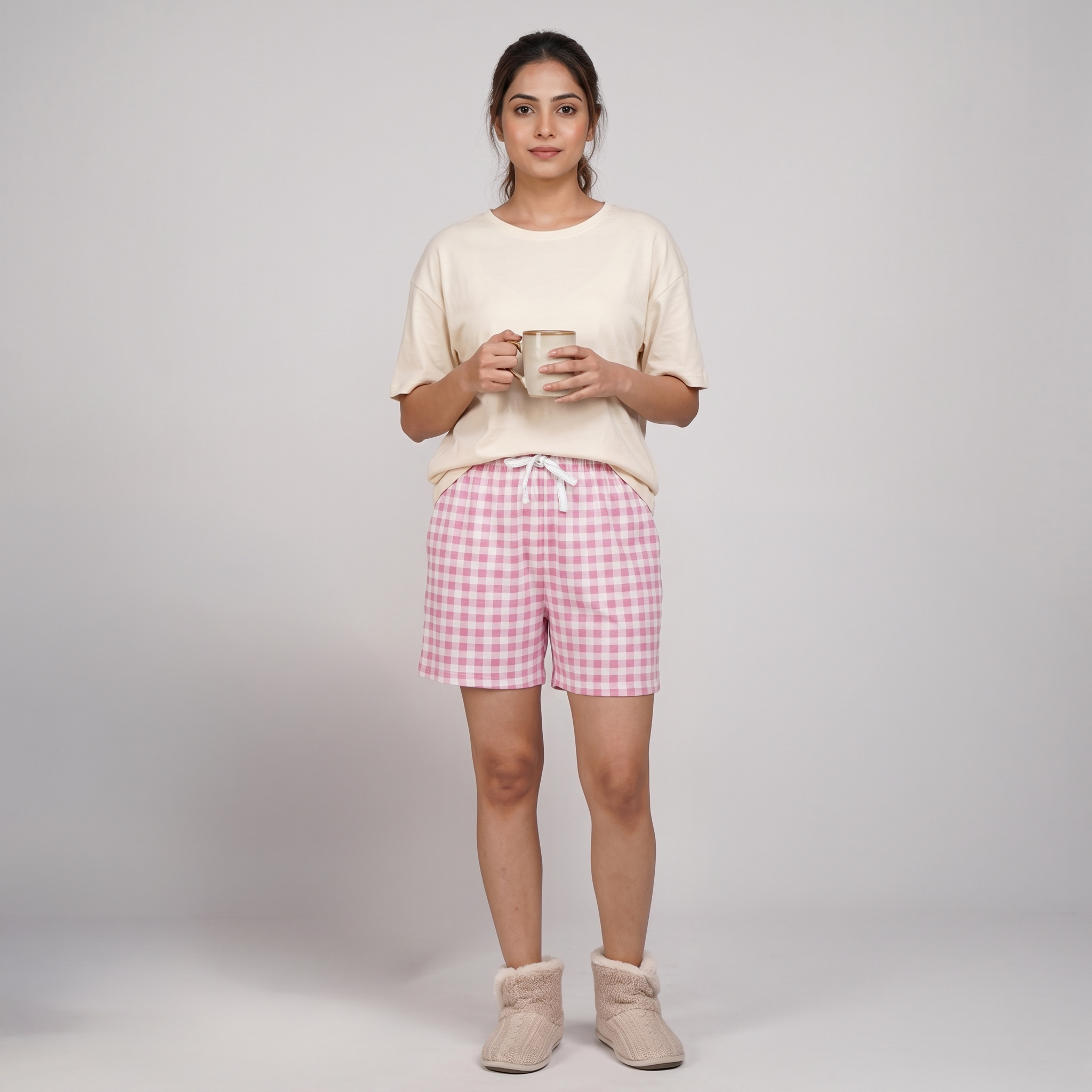 Cotton Printed Lounge Shorts