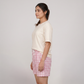 Cotton Checkered Lounge Shorts