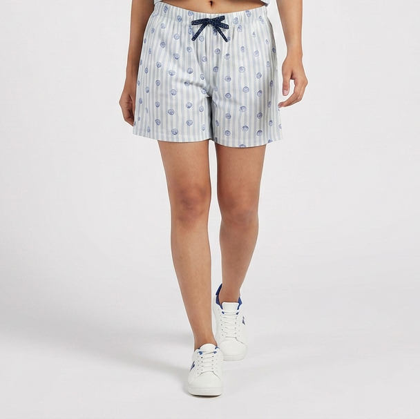 Cotton Printed Lounge Shorts