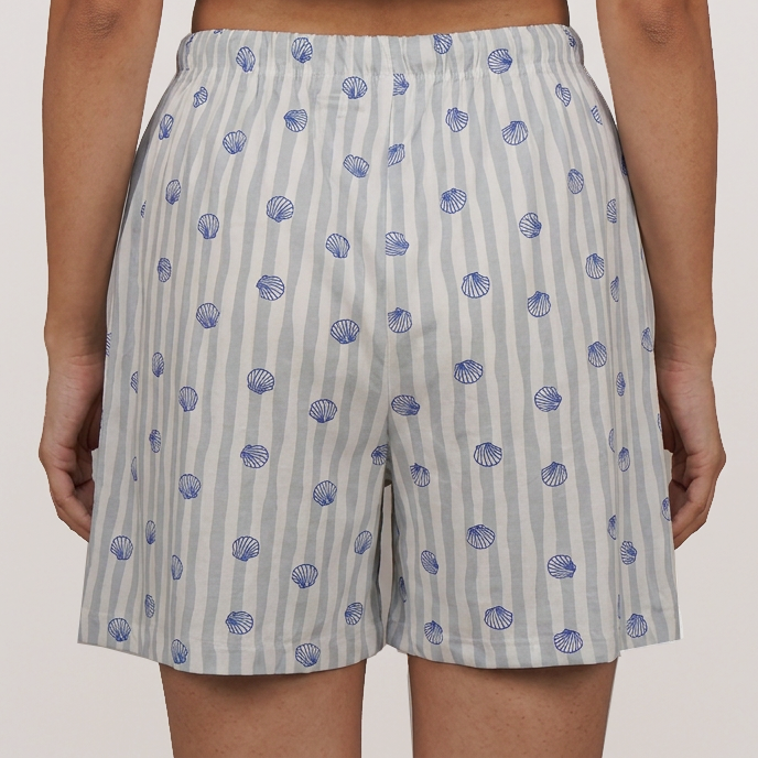 Cotton Printed Lounge Shorts