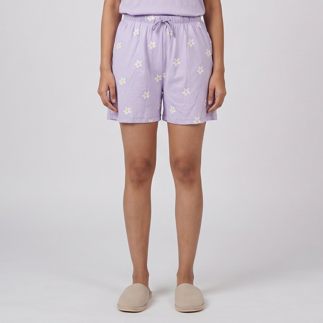 Cotton Printed Lounge Shorts