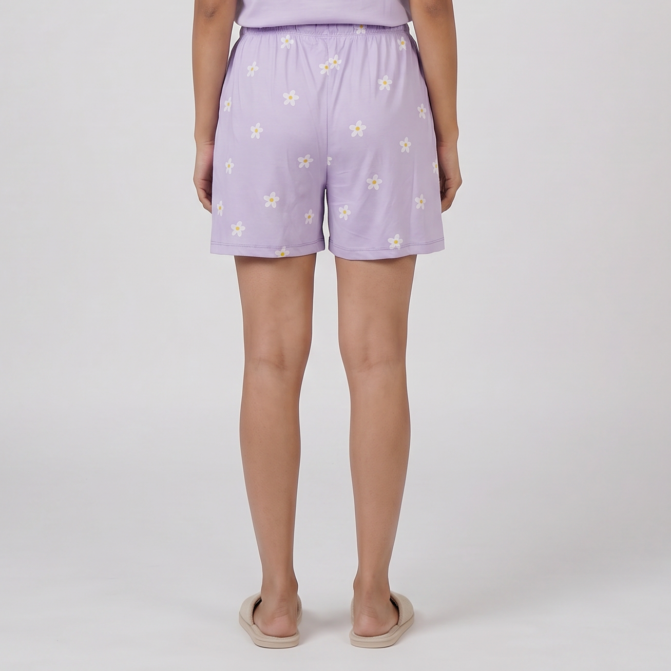 Cotton Printed Lounge Shorts
