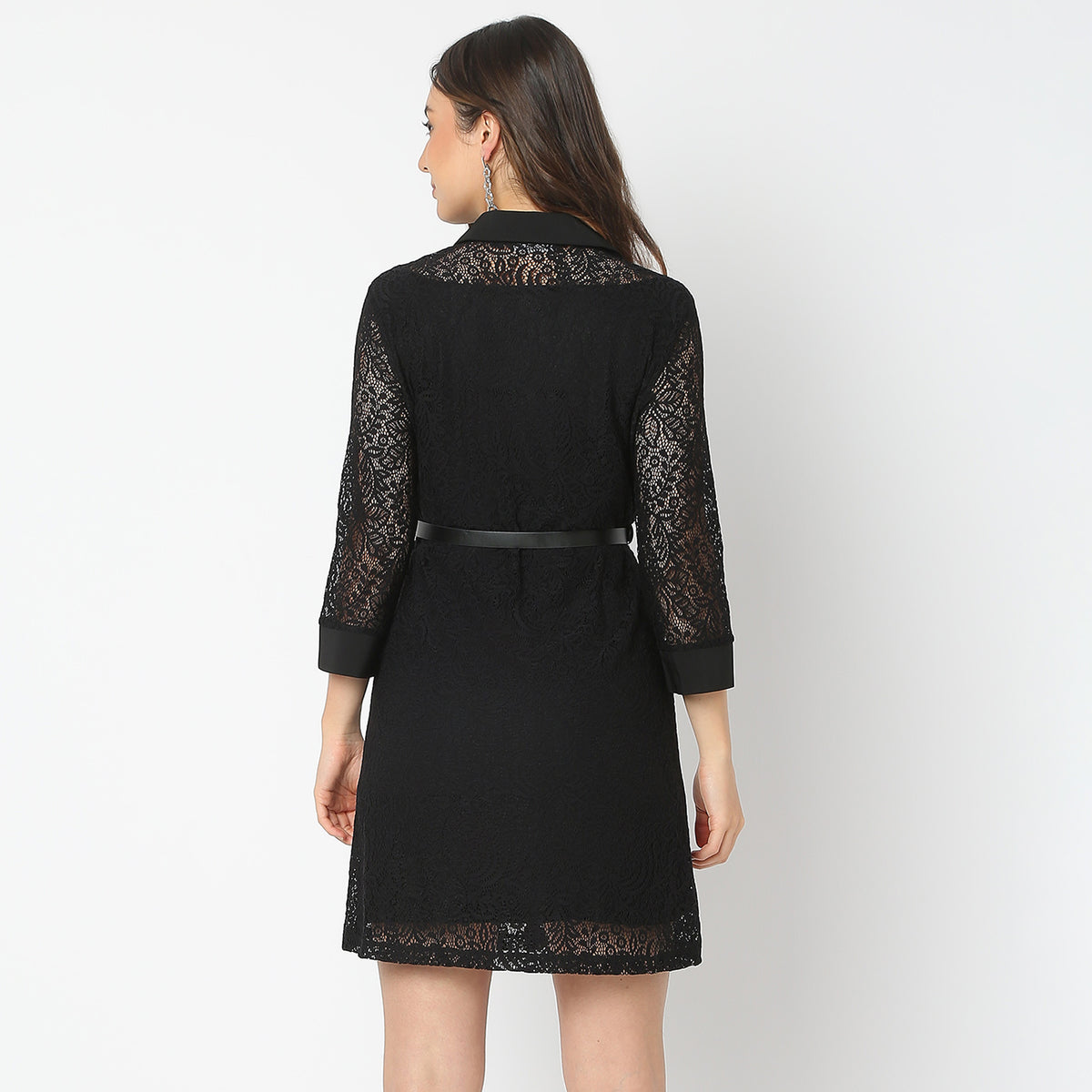 Slim Fit Lace Dress