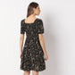 Regular Fit Printed Dress