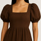Buy Puff Sleeve Structured Dress - Style Union