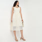 Lace Polyester Sleeveless Dress