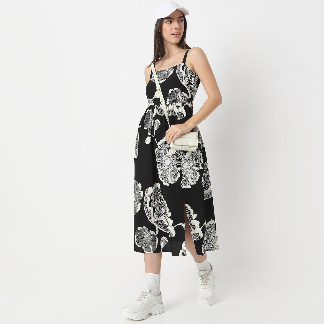 Flare Fit Printed Dress