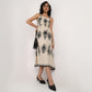 Woven Strapy Flared Printed Dress