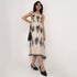 Woven Strapy Flared Printed Dress