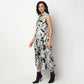 Buy Women Flare Fit Abstract Sleeveless Dress  - Style Union