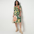 Buy Women Straight Fit Printed Three-Fourth Sleeve Dress  - Style Union