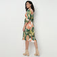 Buy Women Straight Fit Printed Three-Fourth Sleeve Dress  - Style Union