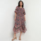 Buy Women Flare Fit Printed Three-Fourth Sleeve Dress  - Style Union