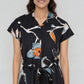 Flared Floral Dress