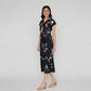 Flared Floral Dress