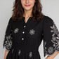 V-Neck Printed Dress