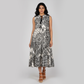 Woven Floral Sleeveless Dress