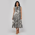 Woven Floral Sleeveless Dress