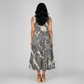 Woven Floral Sleeveless Dress