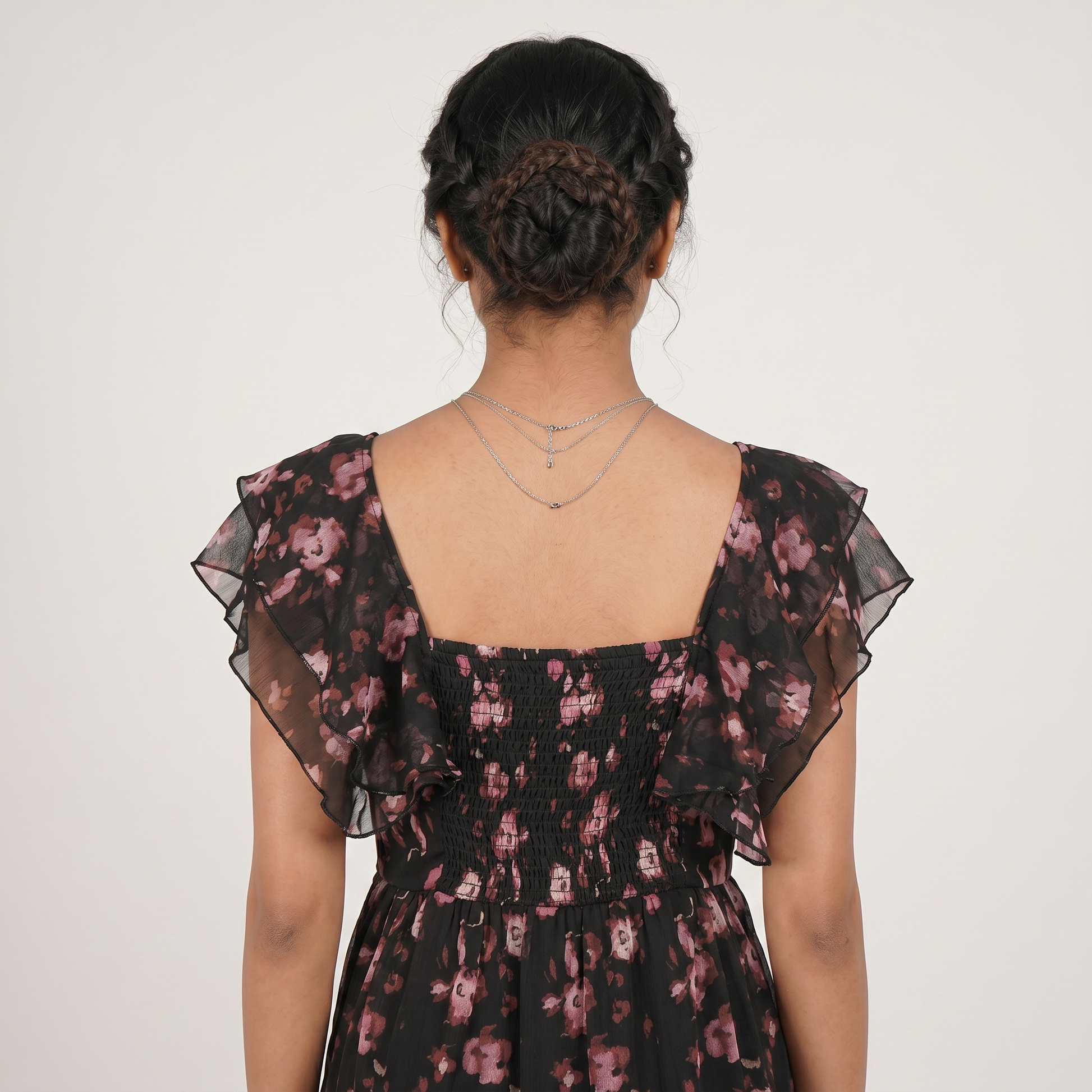 Floral U-Neck Dress