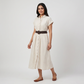 Solid Flare Fit Dress