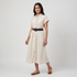 Solid Flare Fit Dress
